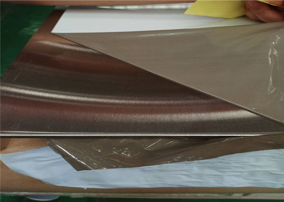 folha de aço inoxidável do revestimento 201 do espelho 8K da largura 0.02mm de 1250mm