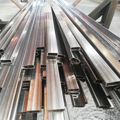 ASTM escovou lustrado soldou a tubulação quadrada de aço inoxidável para materiais de construção