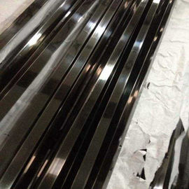 Tubulação de aço inoxidável Titanium preta bens retangulares da espessura de 2mm/de 4mm